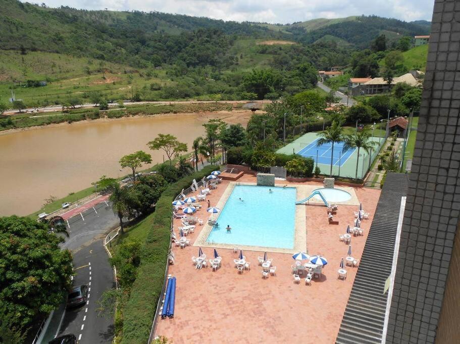 Lindo Flat Em Aguas De Lindoia อากวัสจิลิงดอยา ภายนอก รูปภาพ